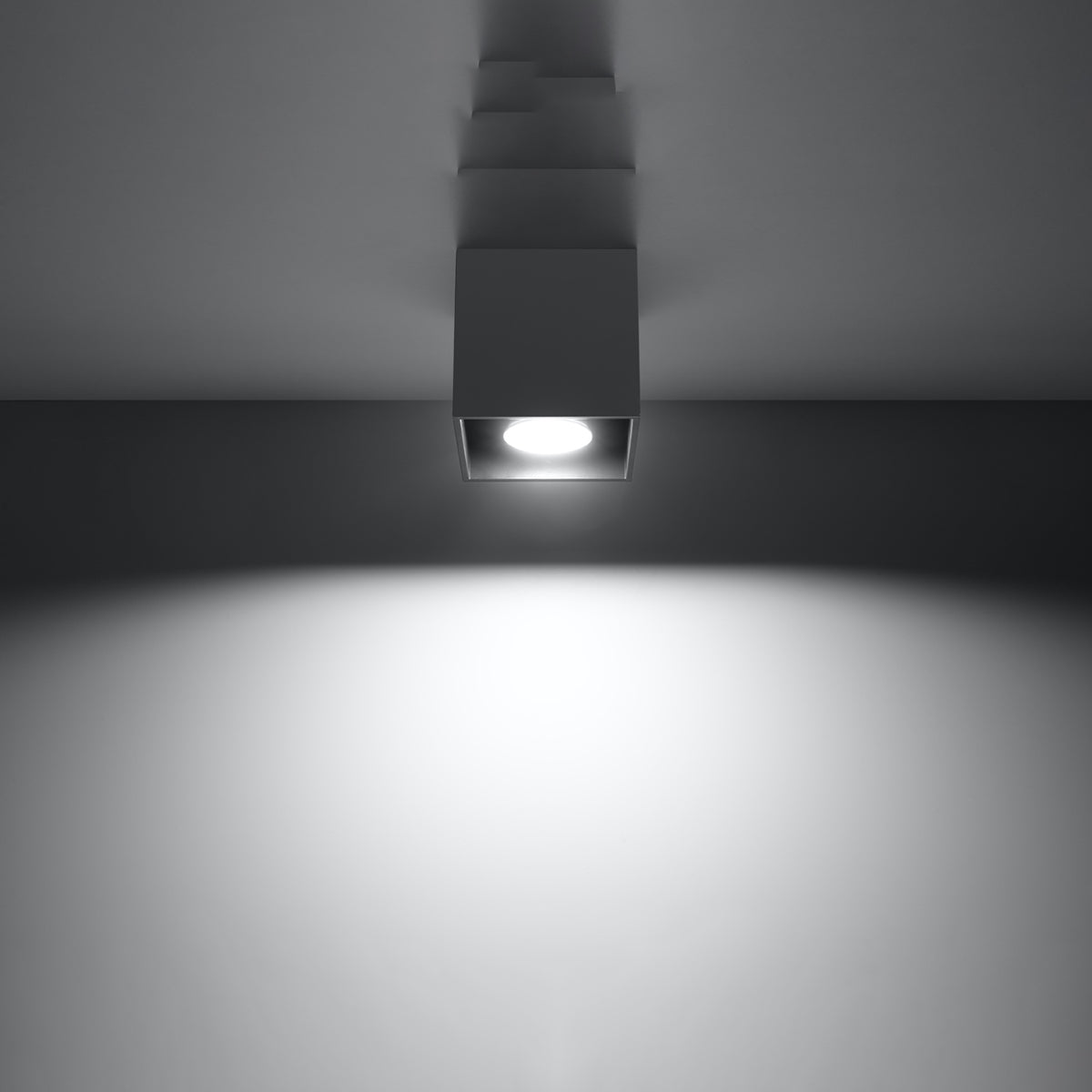 Deckenleuchte - Spot - Strahler QUAD 1 anthrazit Sollux Lighting