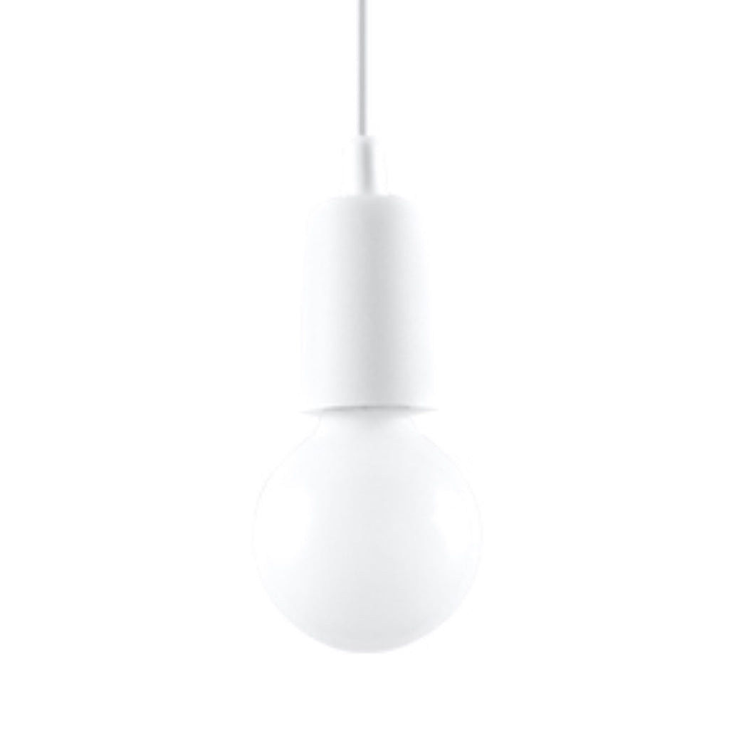 Pendelleuchte DIEGO 1 weiß Sollux Lighting