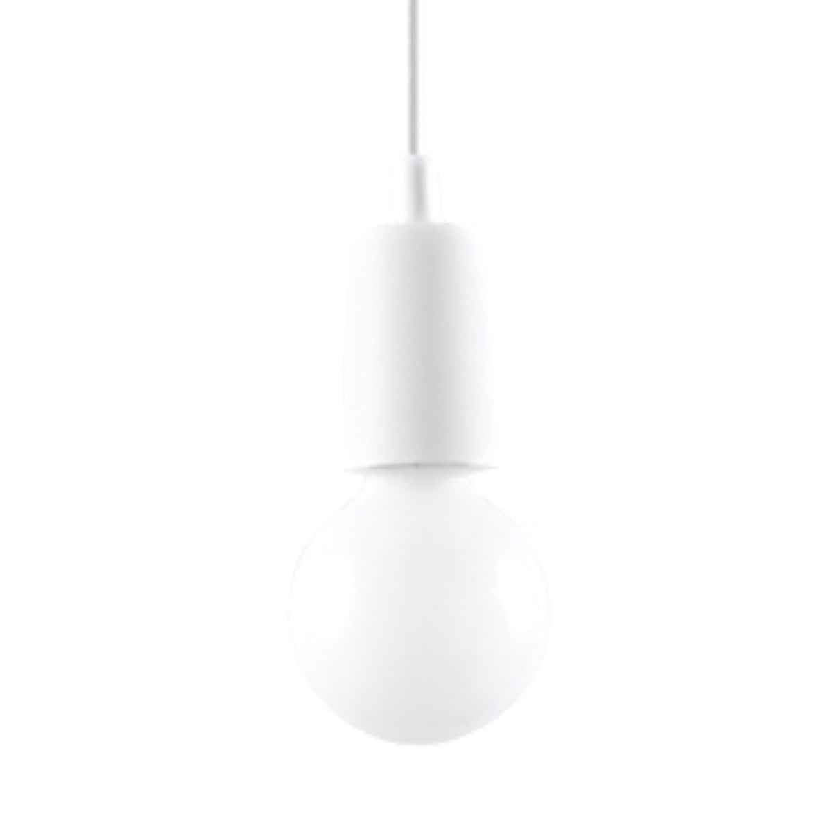 Pendelleuchte DIEGO 1 weiß Sollux Lighting