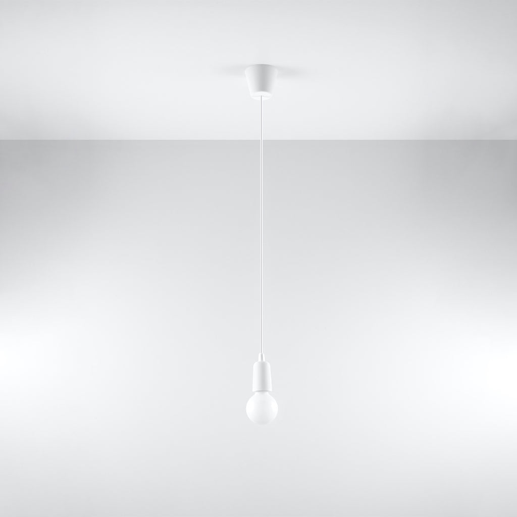 Pendelleuchte DIEGO 1 weiß Sollux Lighting