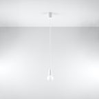 Pendelleuchte DIEGO 1 weiß Sollux Lighting