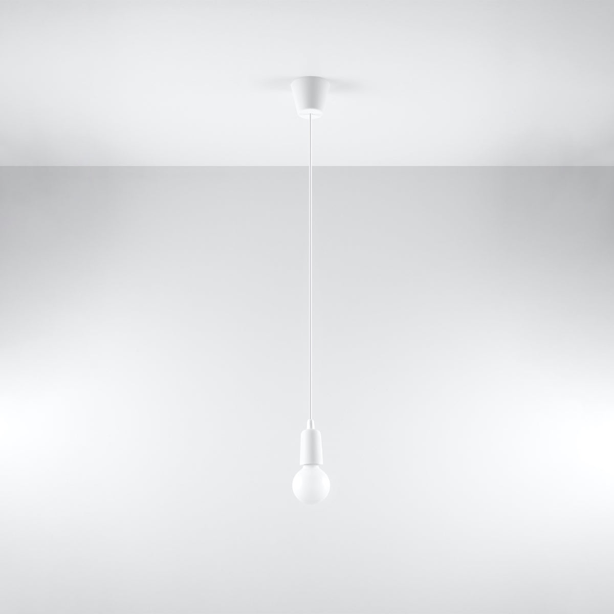 Pendelleuchte DIEGO 1 weiß Sollux Lighting