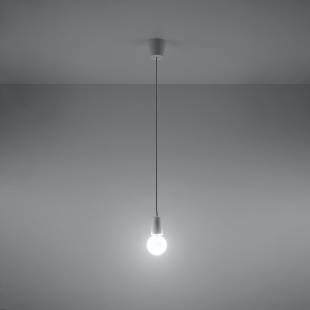 Pendelleuchte DIEGO 1 weiß Sollux Lighting