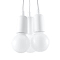 Pendelleuchte DIEGO 3 weiß Sollux Lighting