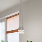 Pendelleuchte DIEGO 5 weiß Sollux Lighting