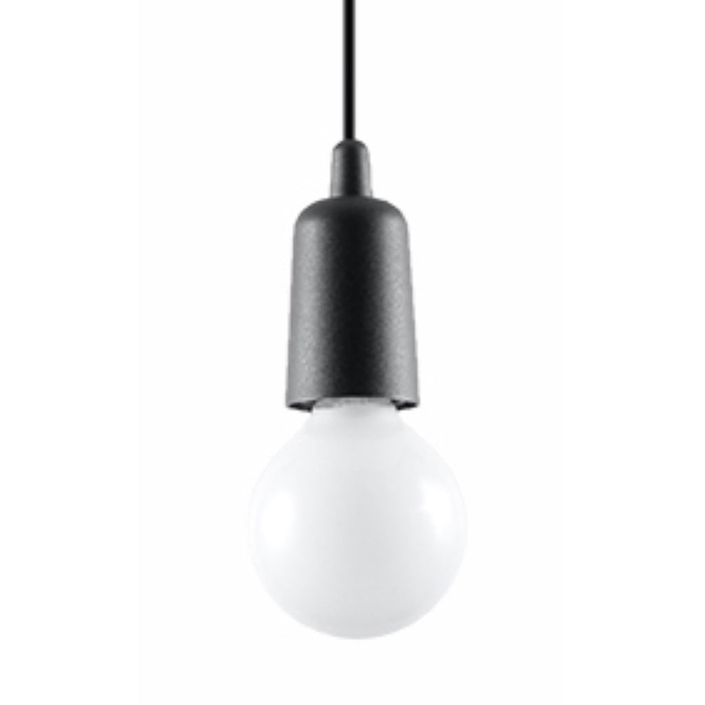 Pendelleuchte DIEGO 1 schwarz Sollux Lighting