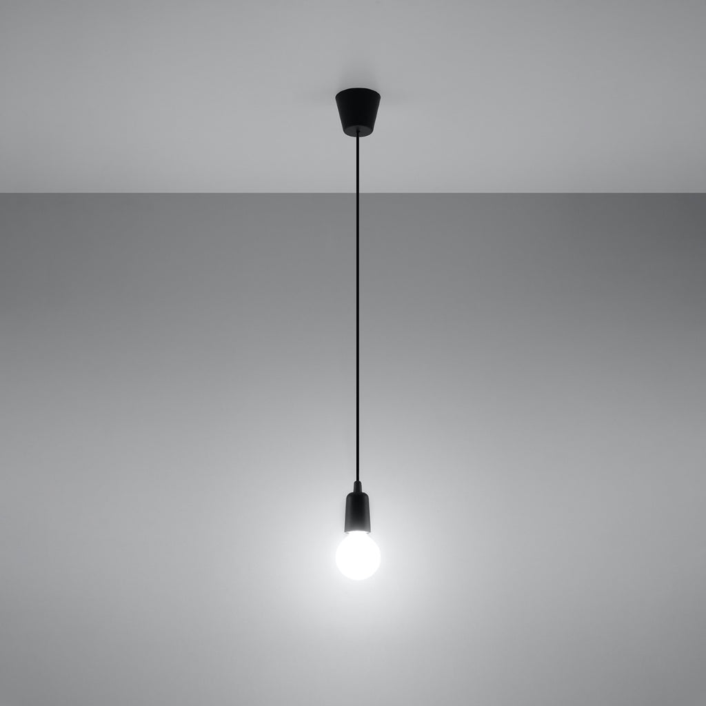 Pendelleuchte DIEGO 1 schwarz Sollux Lighting