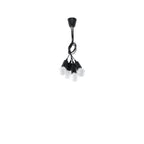 Pendelleuchte DIEGO 5 schwarz Sollux Lighting