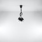 Pendelleuchte DIEGO 5 schwarz Sollux Lighting