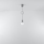 Pendelleuchte DIEGO 1 grau Sollux Lighting