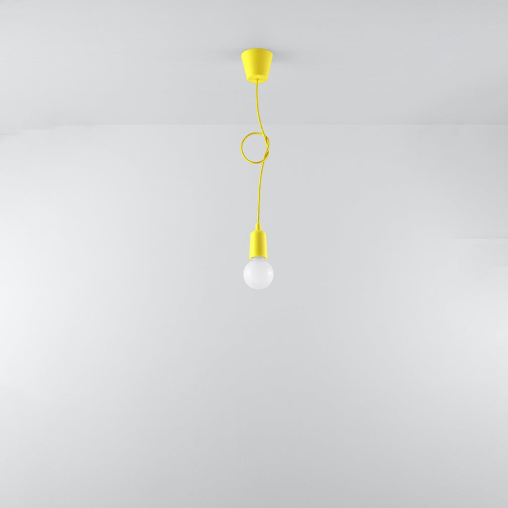 Pendelleuchte DIEGO 1 gelb Sollux Lighting