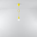 Pendelleuchte DIEGO 1 gelb Sollux Lighting