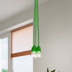 Pendelleuchte DIEGO 5 grün Sollux Lighting