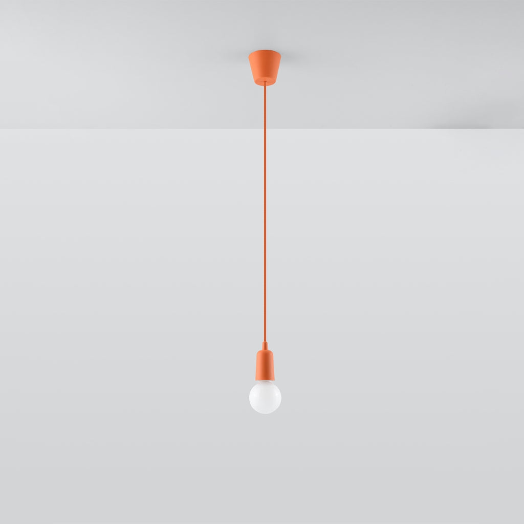 Pendelleuchte DIEGO 1 orange Sollux Lighting