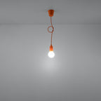 Pendelleuchte DIEGO 1 orange Sollux Lighting