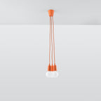Pendelleuchte DIEGO 3 orange Sollux Lighting