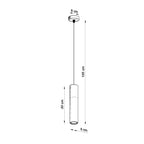 Pendelleuchte PABLO schwarz Sollux Lighting