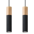 Pendelleuchte PABLO 2 schwarz Sollux Lighting