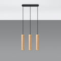 Pendelleuchte LINO 3 Holz Sollux Lighting