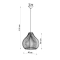 Pendelleuchte APRILLA Holz Sollux Lighting