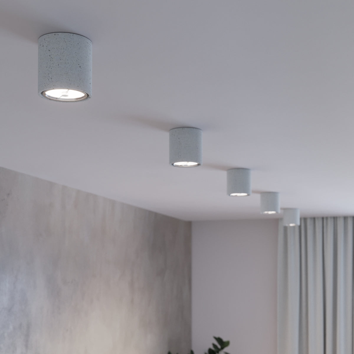 Deckenleuchte - Spot - Strahler CULLO Beton Sollux Lighting