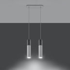 Pendelleuchte BORGIO 2 weiß Sollux Lighting