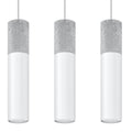 Pendelleuchte BORGIO 3L weiß Sollux Lighting