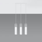 Pendelleuchte BORGIO 3L weiß Sollux Lighting