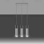 Pendelleuchte BORGIO 3L weiß Sollux Lighting