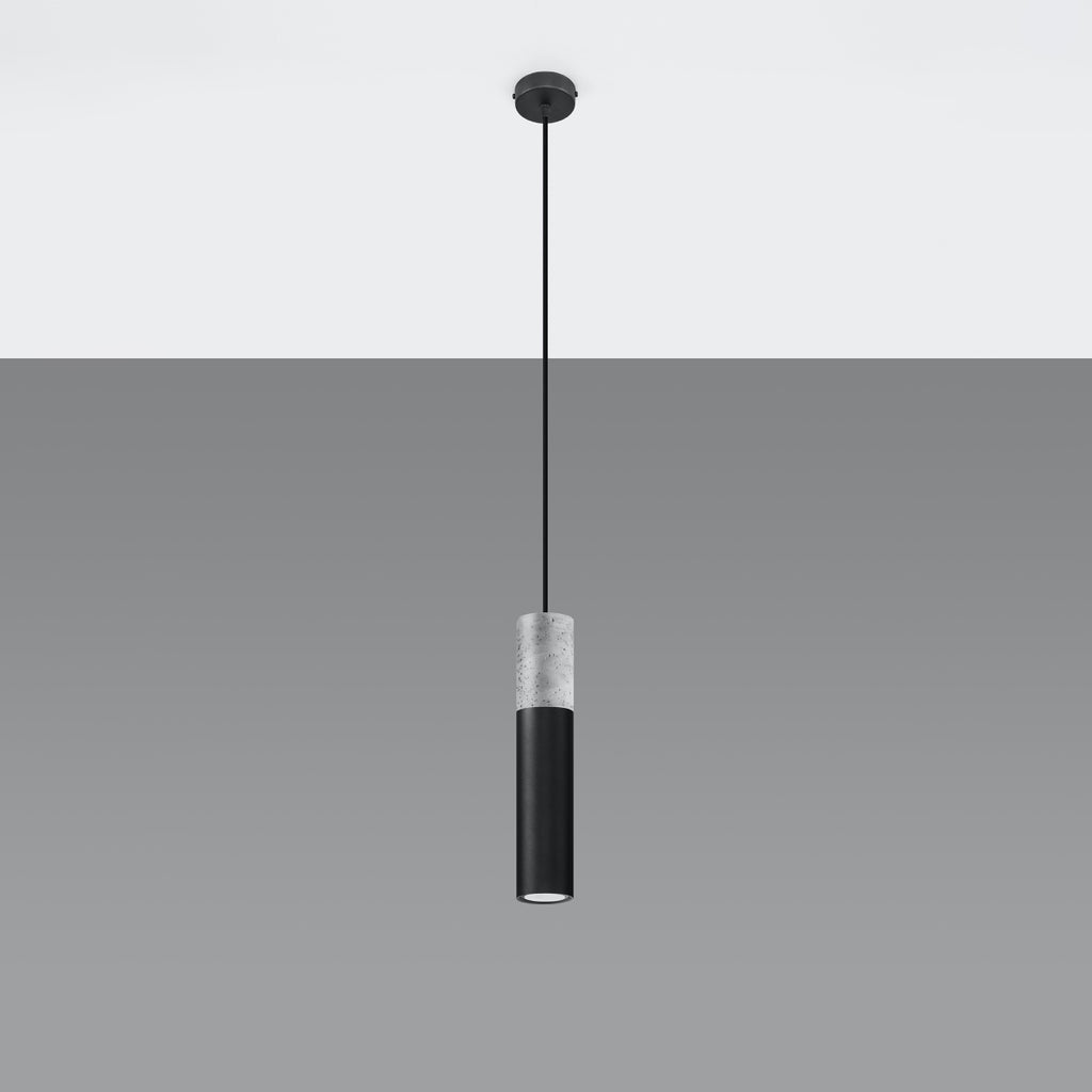 Pendelleuchte BORGIO 1 schwarz Sollux Lighting