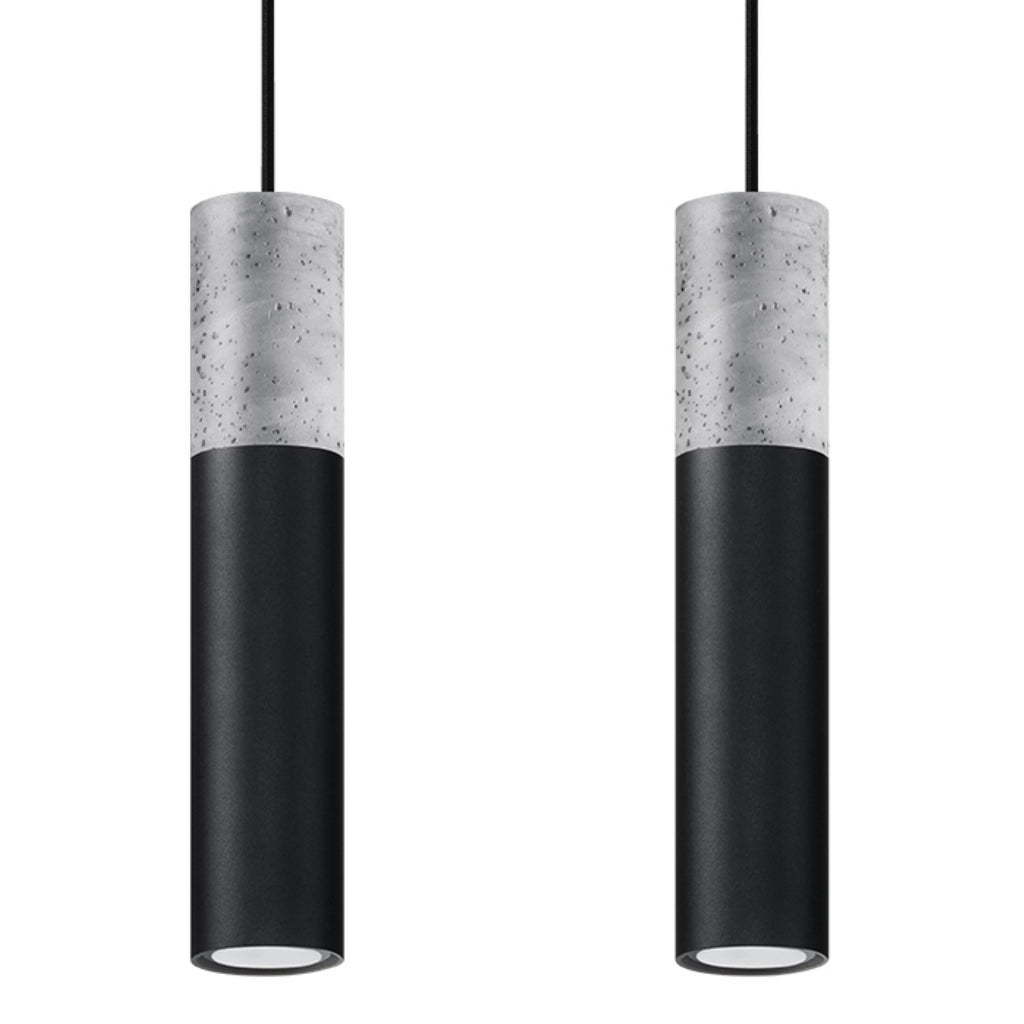 Pendelleuchte BORGIO 2 schwarz Sollux Lighting