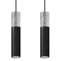 Pendelleuchte BORGIO 2 schwarz Sollux Lighting