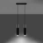 Pendelleuchte BORGIO 2 schwarz Sollux Lighting