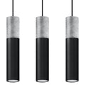 Pendelleuchte BORGIO 3L schwarz Sollux Lighting
