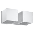 Wandleuchte QUAD 2 weiß Sollux Lighting
