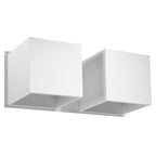 Wandleuchte QUAD 2 weiß Sollux Lighting