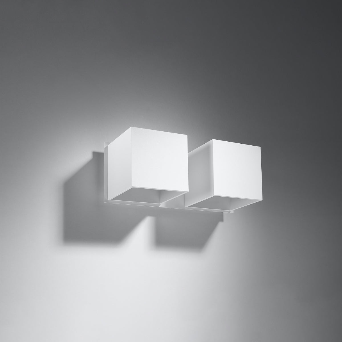 Wandleuchte QUAD 2 weiß Sollux Lighting
