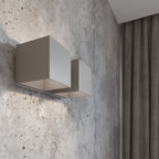 Wandleuchte QUAD 2 grau Sollux Lighting
