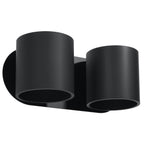 Wandleuchte ORBIS 2 schwarz Sollux Lighting