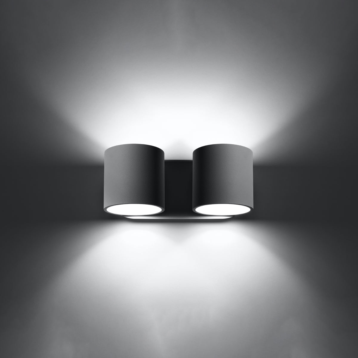 Wandleuchte ORBIS 2 grau Sollux Lighting