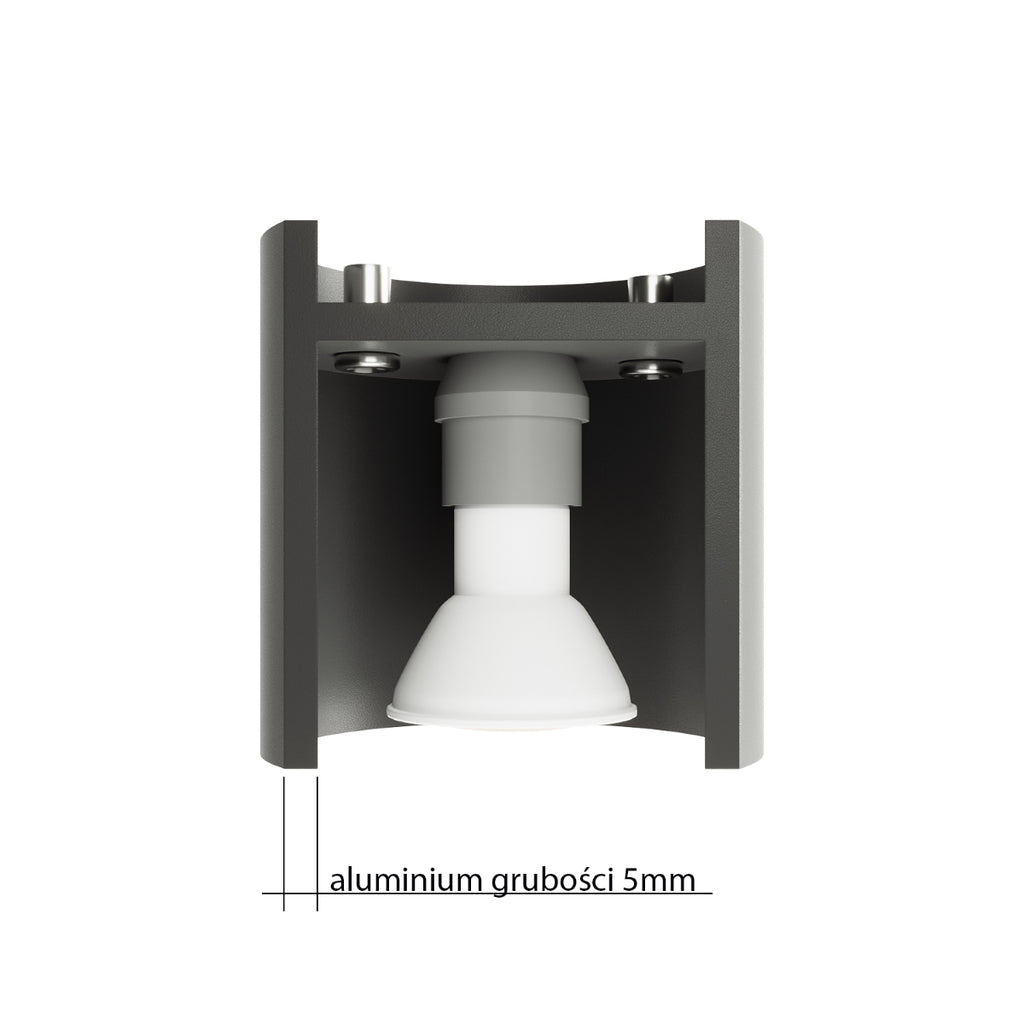 Wandleuchte ORBIS 2 grau Sollux Lighting