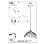 Pendelleuchte UMB weiß Sollux Lighting
