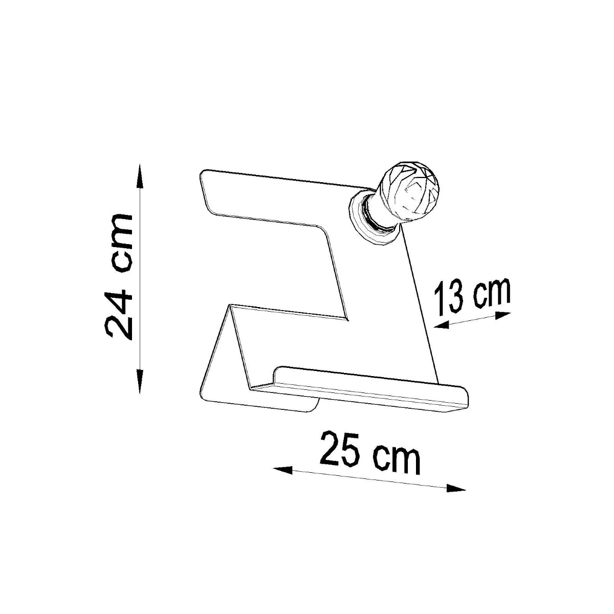 Tischleuchte INCLINE weiß Sollux Lighting