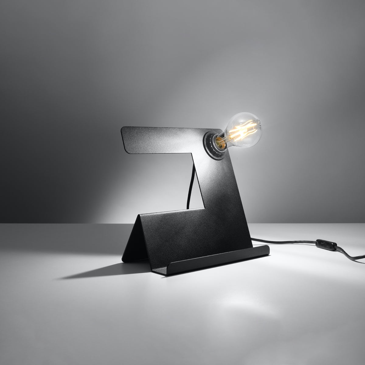 Tischleuchte INCLINE schwarz Sollux Lighting