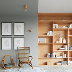 Deckenleuchte SALGADO Naturholz Sollux Lighting