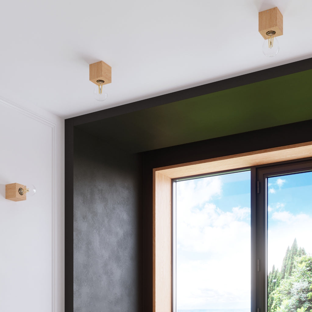 Deckenleuchte ARIZ Naturholz Sollux Lighting