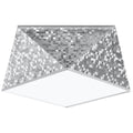 Deckenleuchte HEXA 25 silber Sollux Lighting