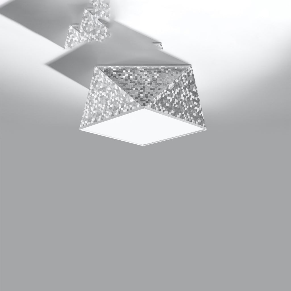 Deckenleuchte HEXA 25 silber Sollux Lighting
