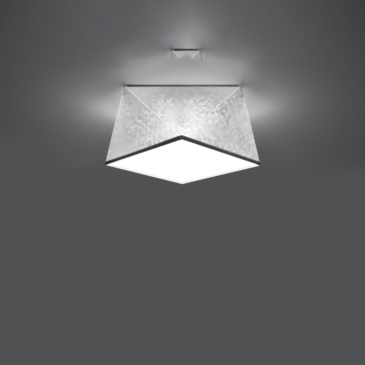 Deckenleuchte HEXA 25 silber Sollux Lighting