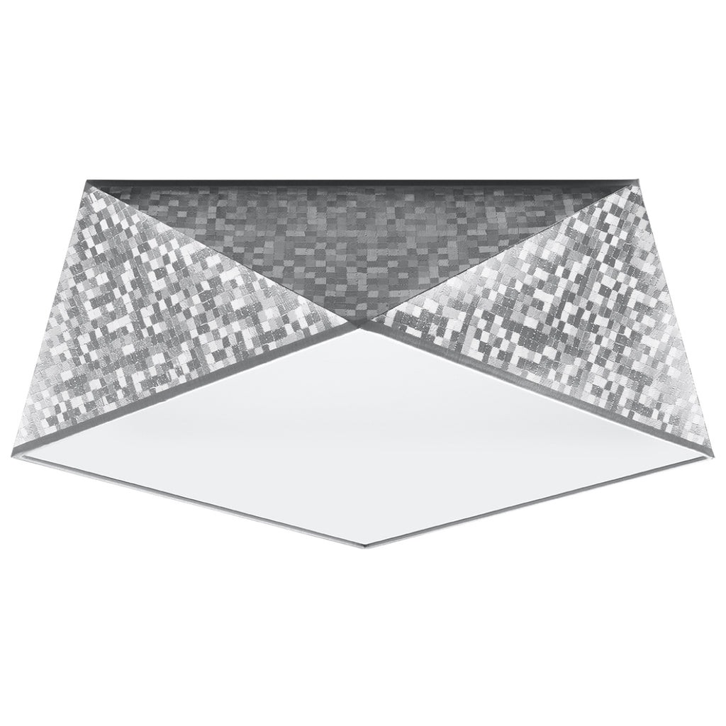 Deckenleuchte HEXA 35 silber Sollux Lighting